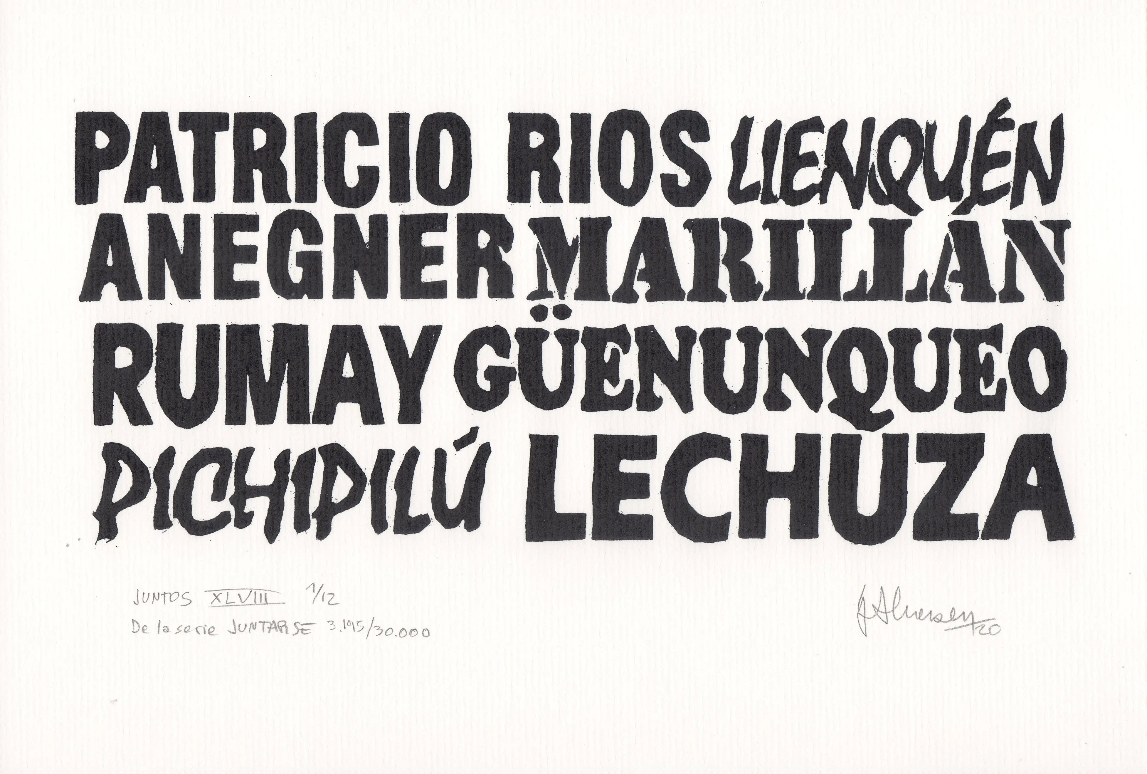 JUNTOS XLVIII De la serie JUNTARSE 3.195 al 3.206/30.000