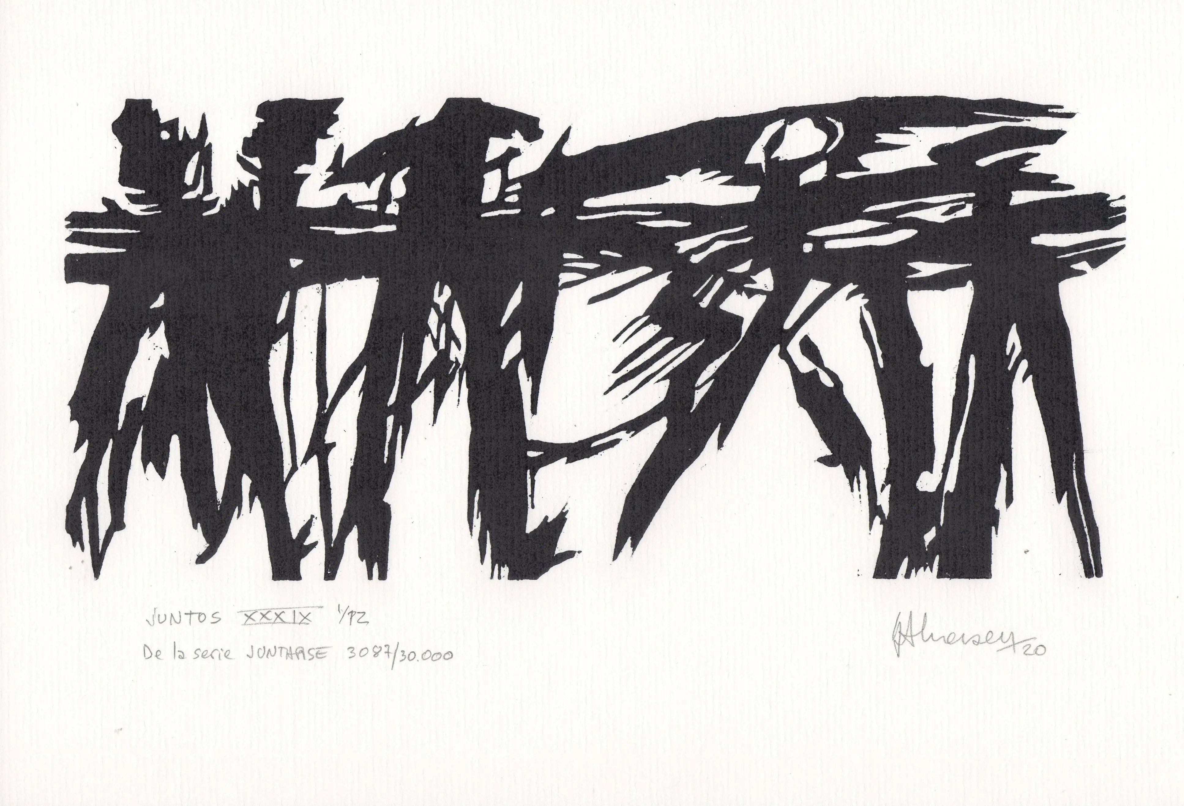 JUNTOS XXXIX De la serie JUNTARSE 3.087 al 3.098/30.000