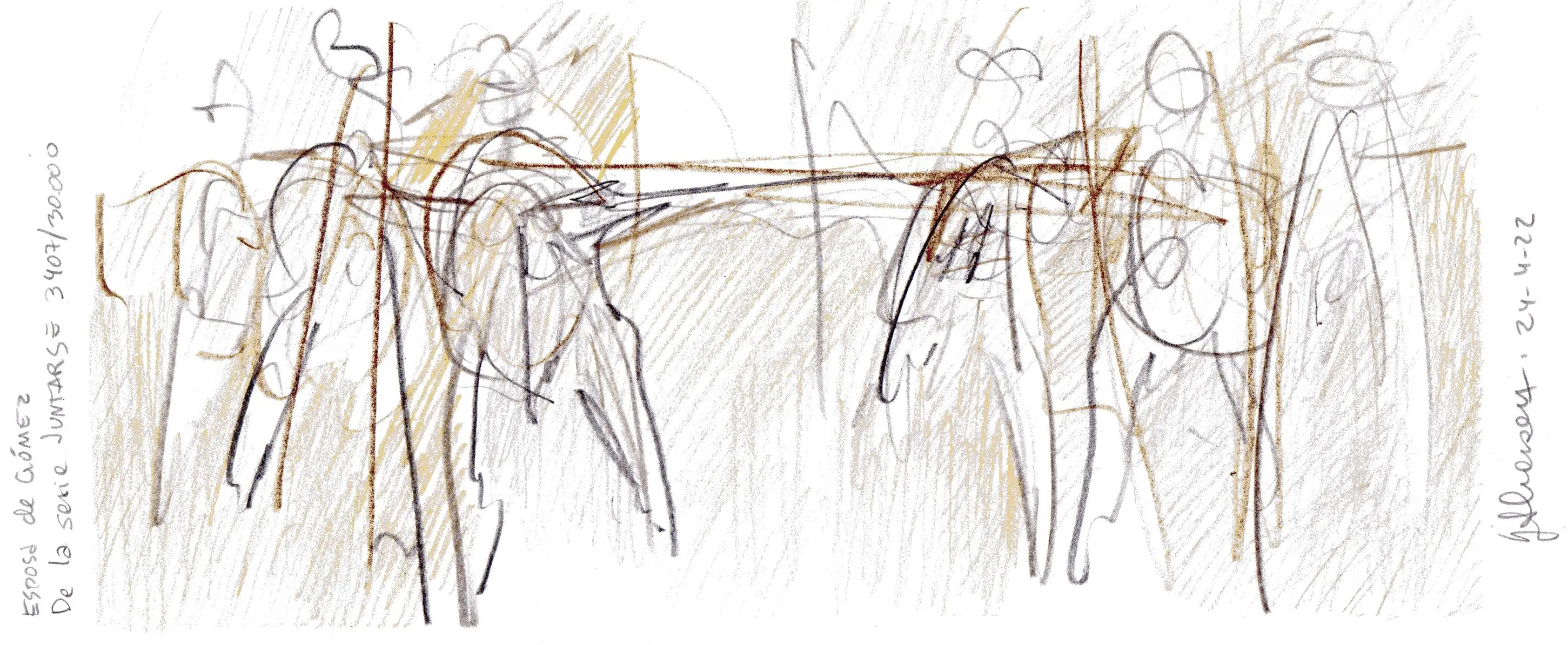 Esposa de Gómez.  De la serie JUNTARSE 3.407/30.000