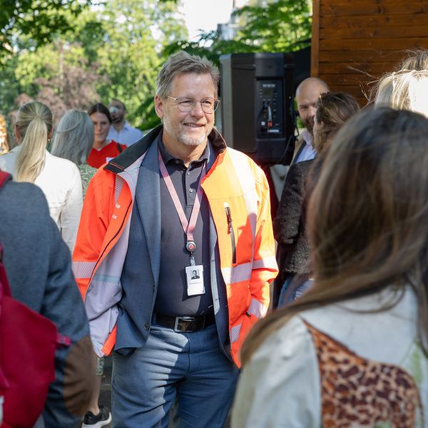 Jimmy Bengtsson i Veidekke på Naturkonferansen. 