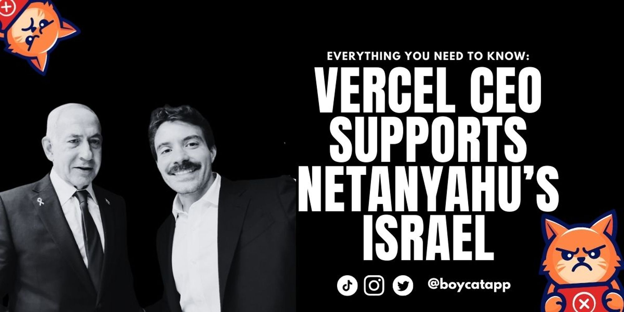 vercel-ceo-supports-netanyahu-israel-boycott