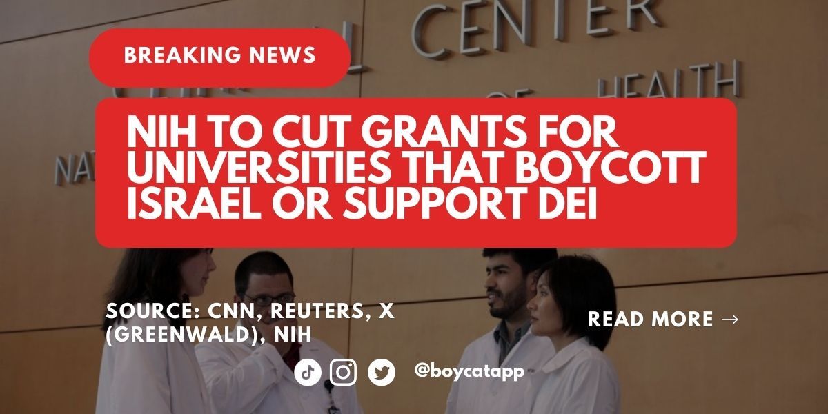 nih-grants-ban-dei-palestine-israel-boycott-policy-2025