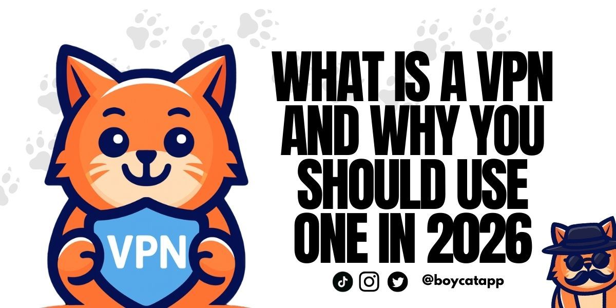 Learn what a VPN is, how it works, why people use VPNs, and what to watch out for when choosing one. A complete beginner-friendly guide, plus why BuycatVPN exists.