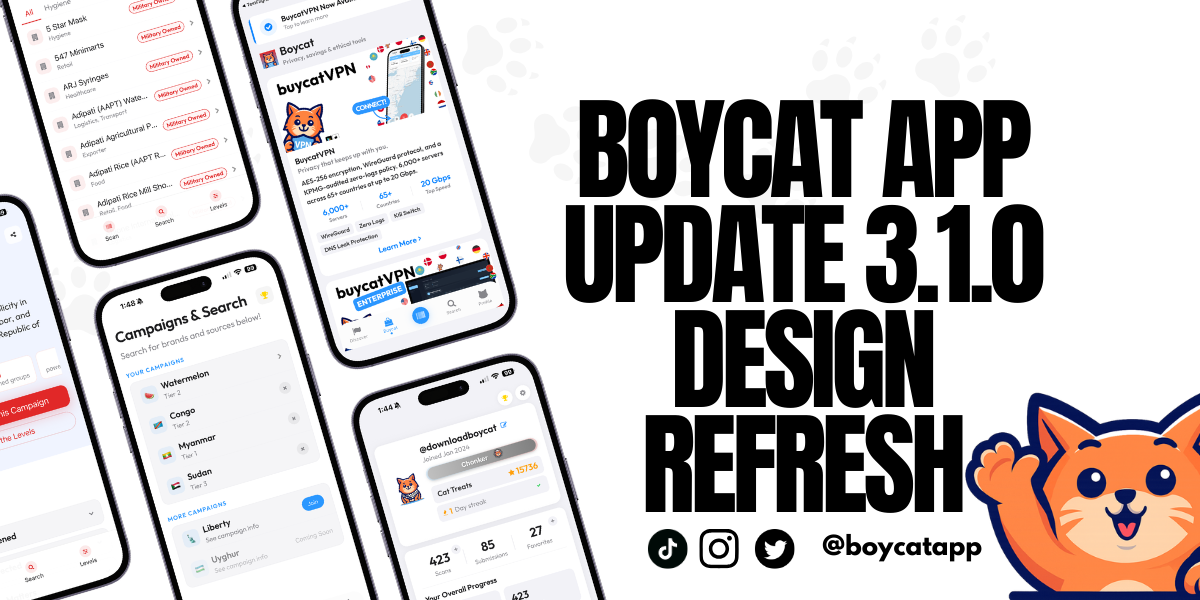Boycat’s New Design Refresh: Cleaner Navigation, Richer Campaign Pages, Easier Discover