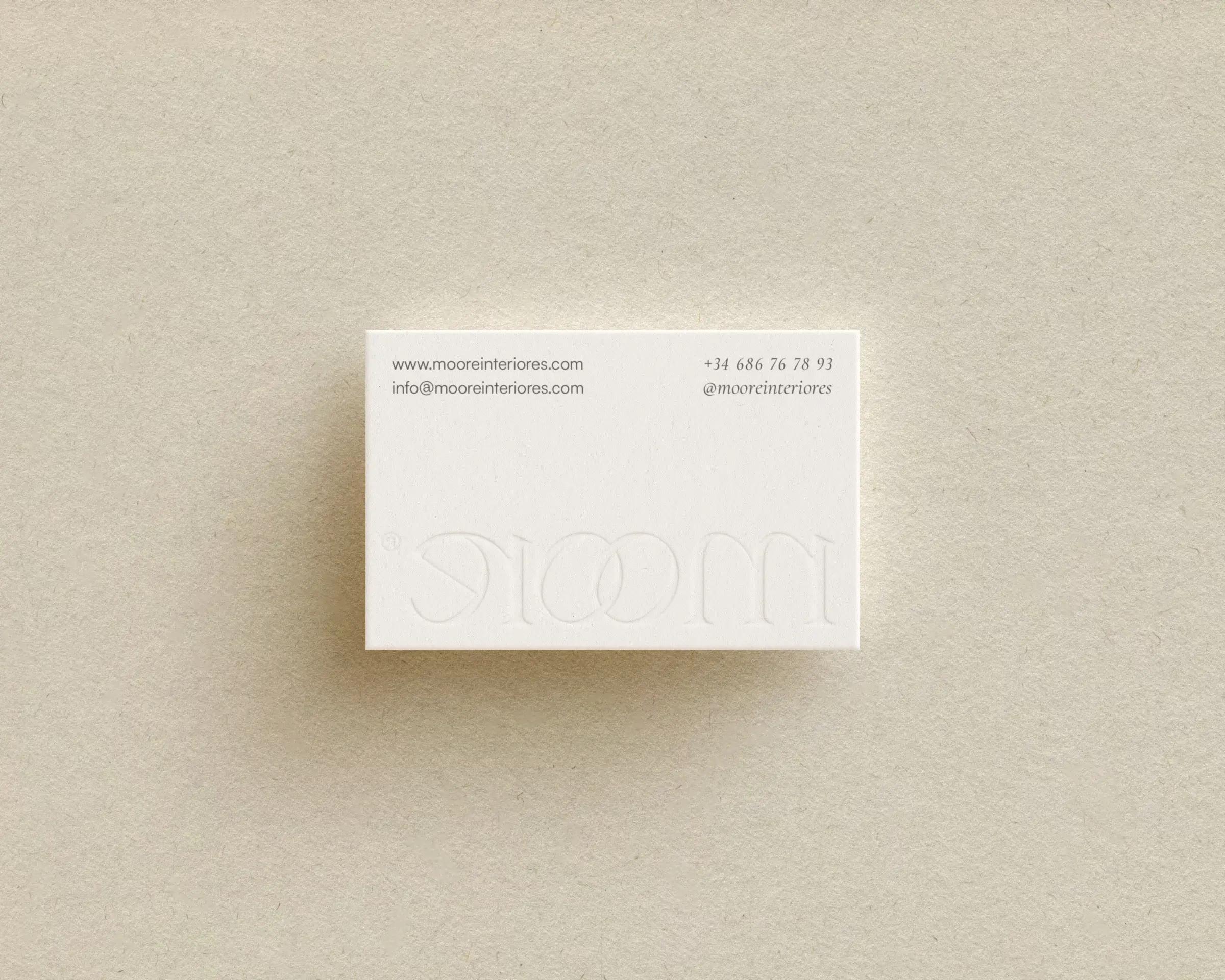 Moore business cards