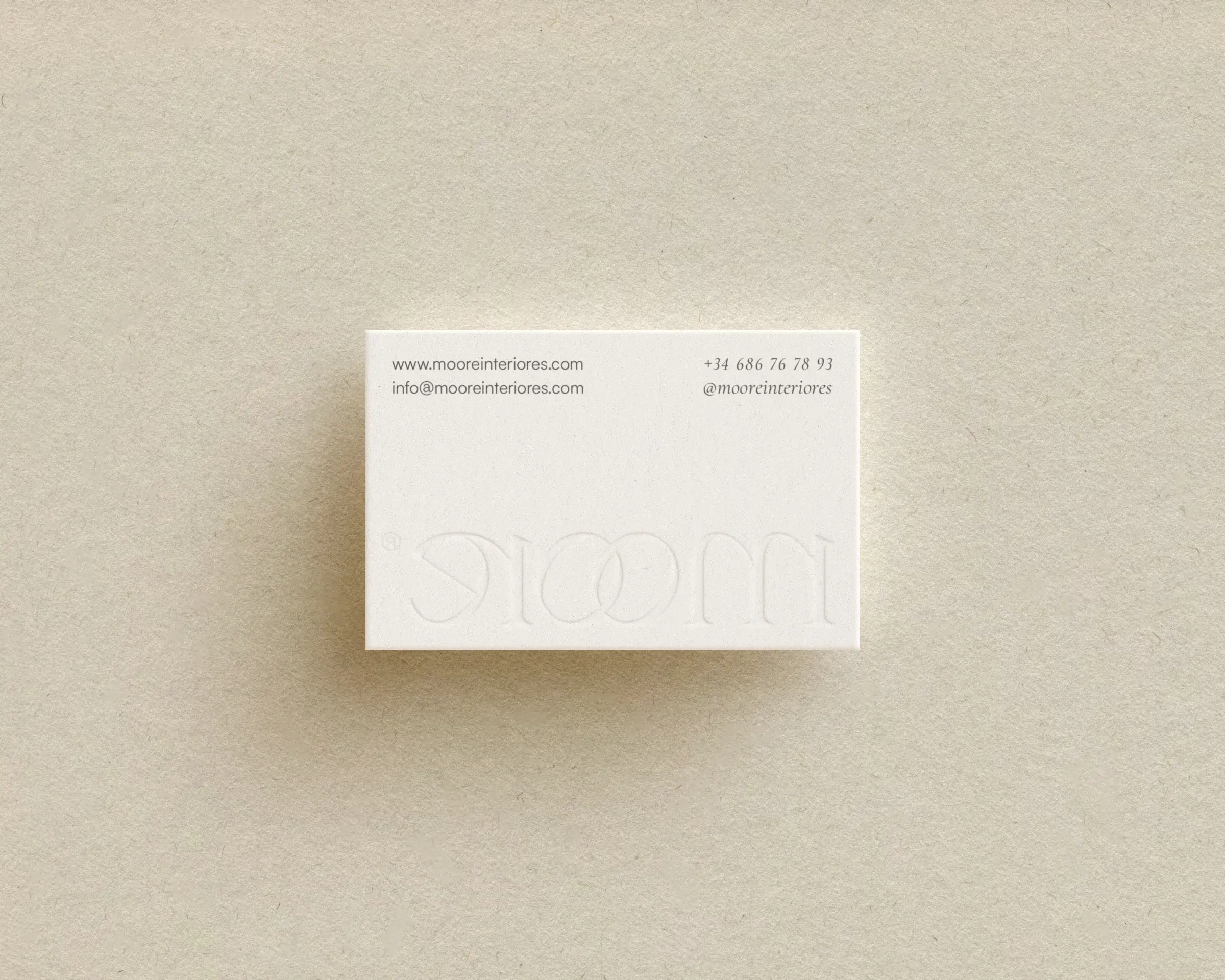 Moore business cards