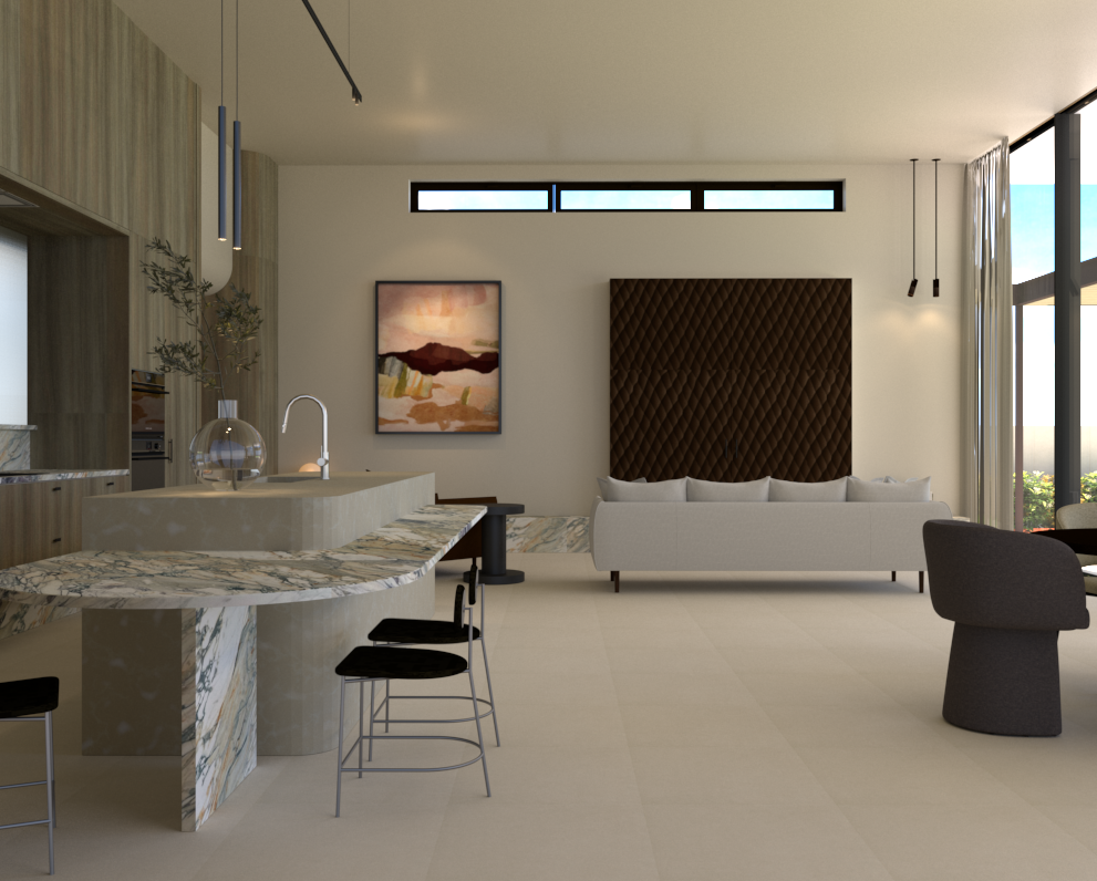 Hindmarsh Island, Kitchen & living