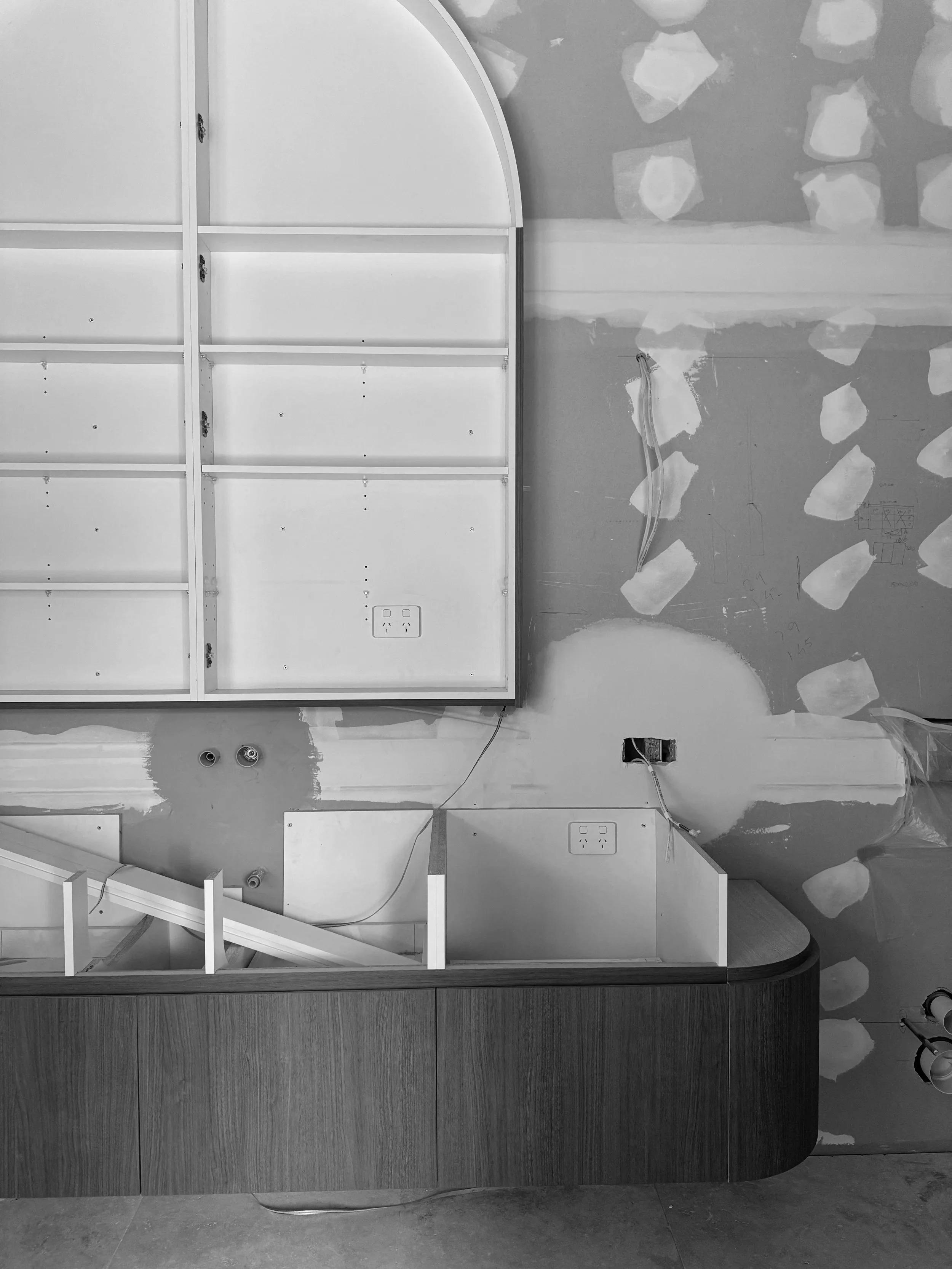 Unley Park · Under Construction, Ensuite · Joinery & stone