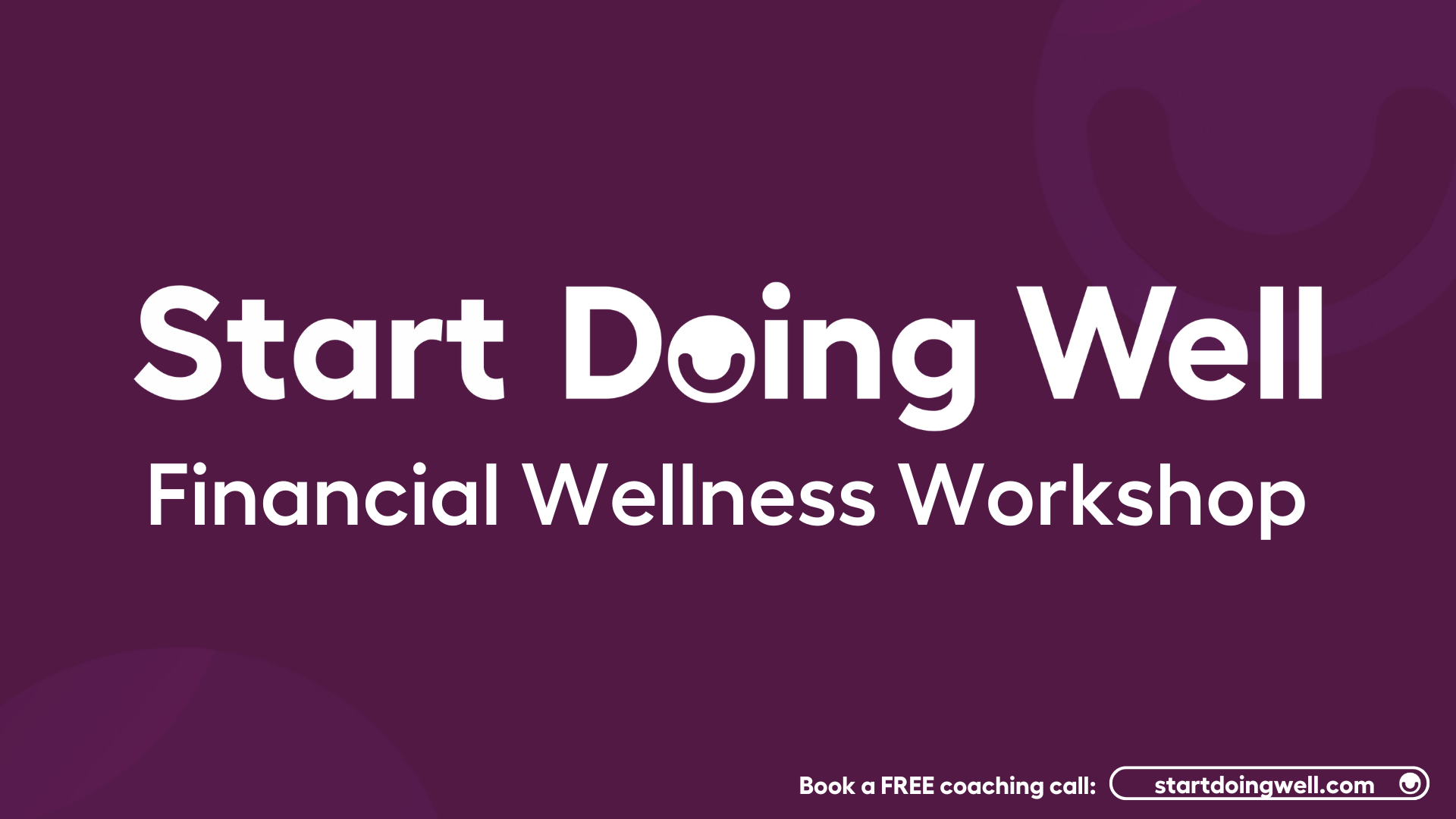 Free financial wellness workshop covering personal finance fundamentals