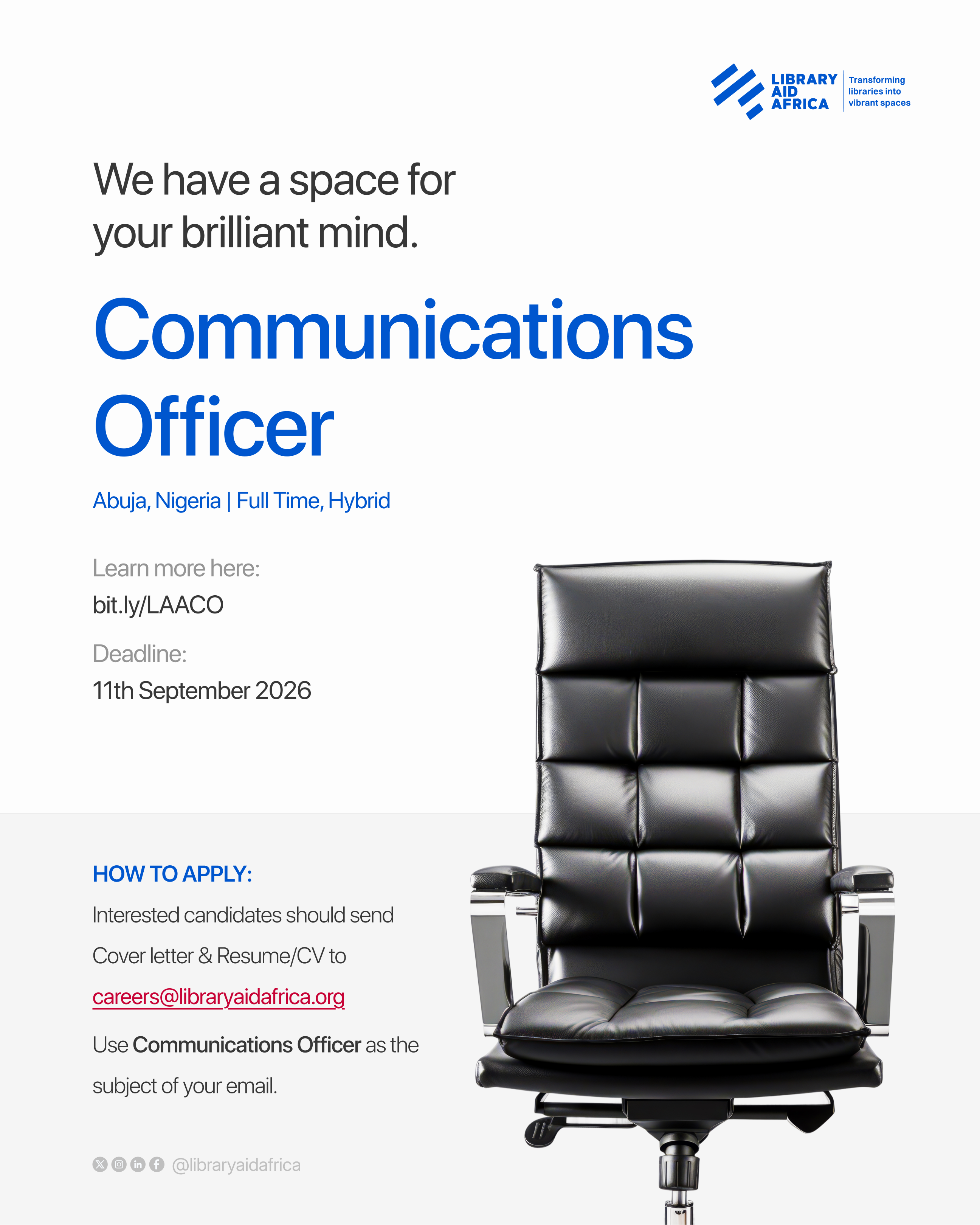 Communication Officer Recruitment