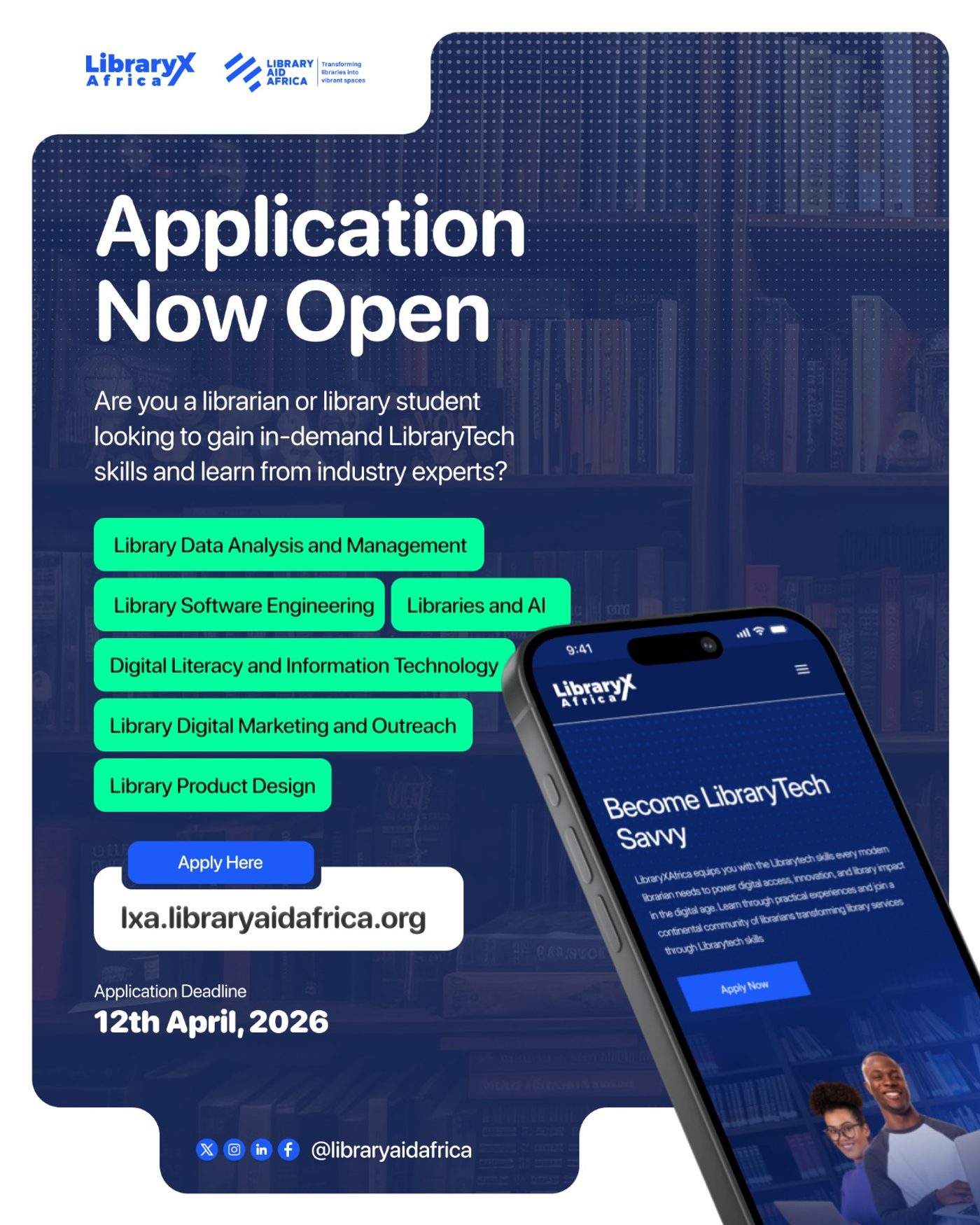 LibraryXAfrica: Empowering Librarians with LibraryTech Skills to Lead Innovation in Libraries