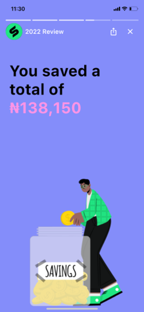Amount saved on fare