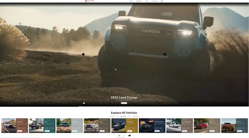 トヨタ自動車英語版サイト