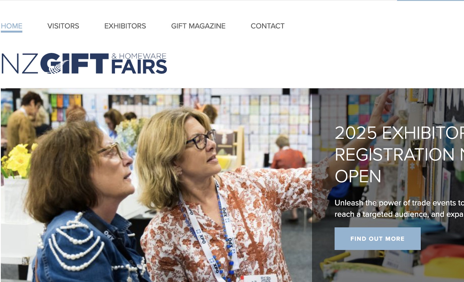 Gift & Homeware Fair Webサイト