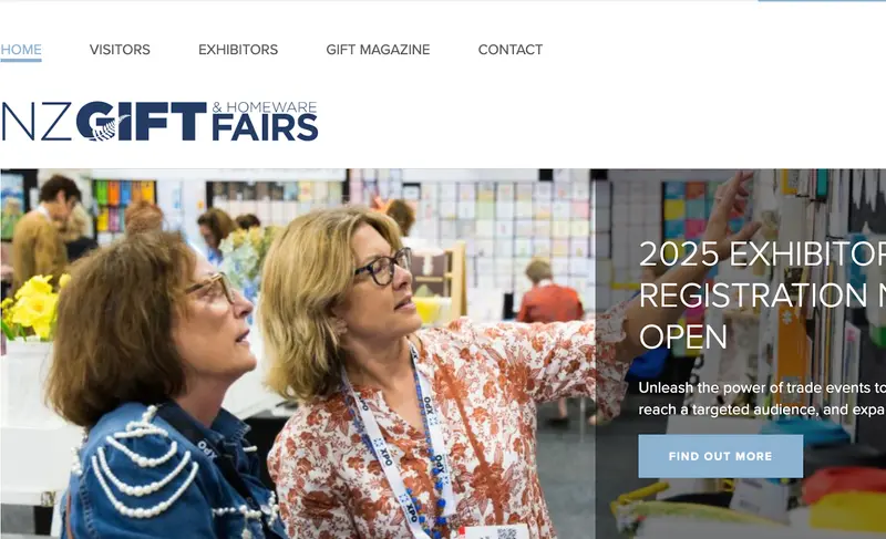 Gift & Homeware Fair Webサイト