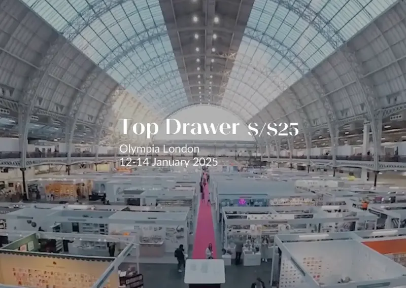 文房具＆ギフト展示会：Top Drawer A/W Webサイトページ