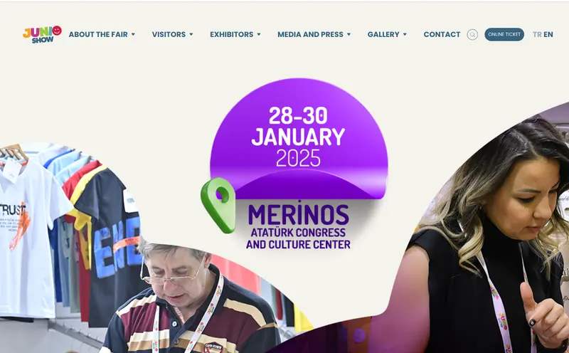 JUNIOSHOW Webサイト