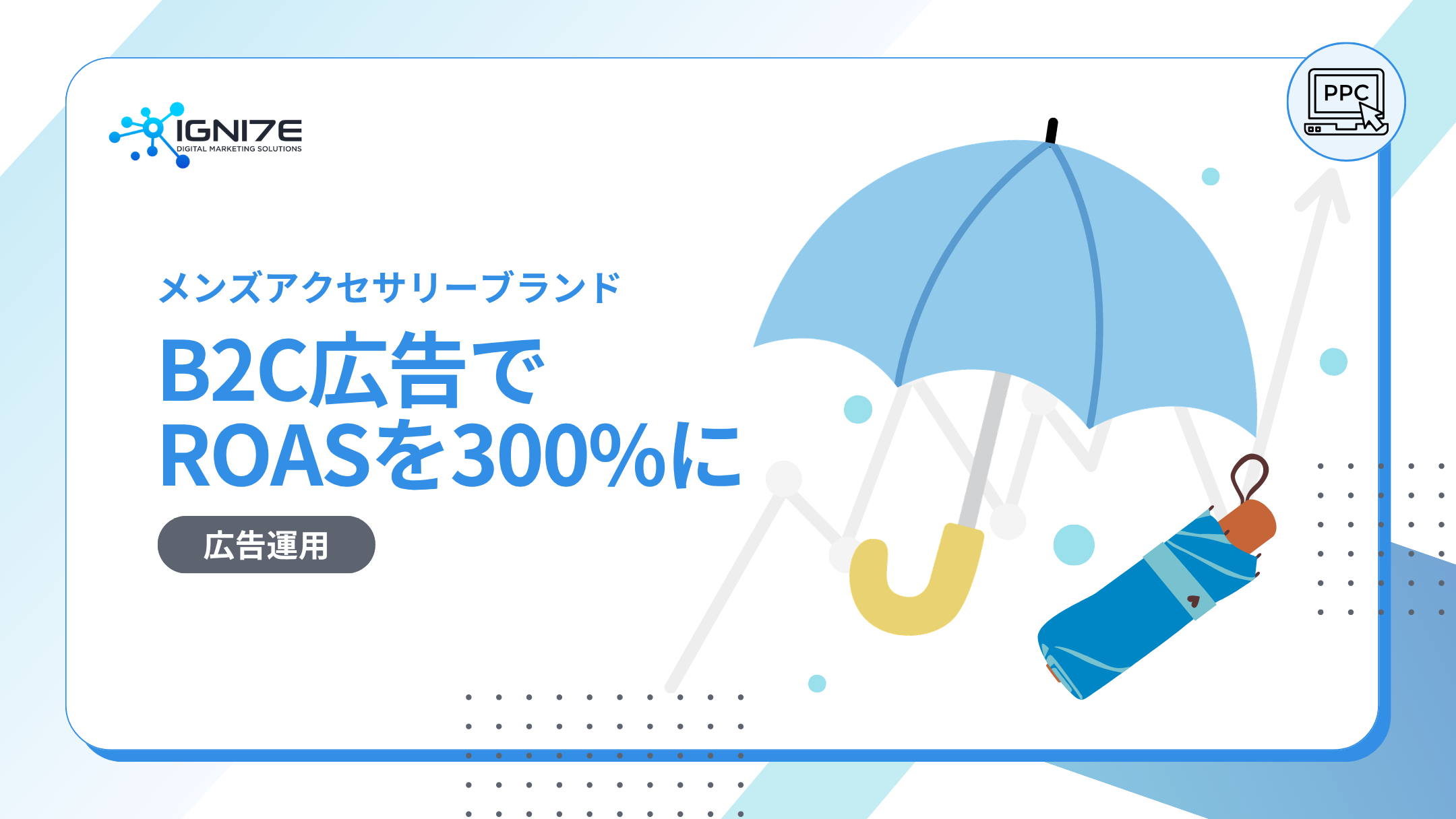 B2C広告でROASを300%に