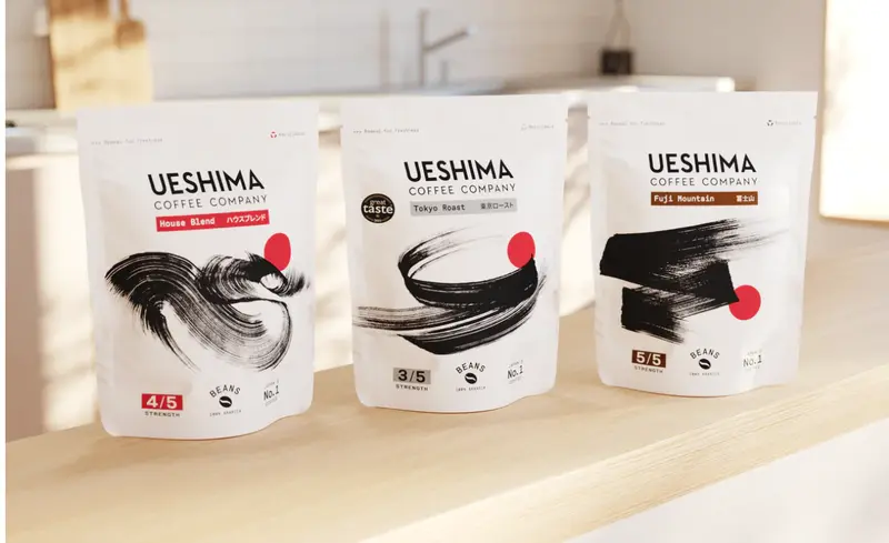 UCCのイギリス向けコーヒーパッケージ