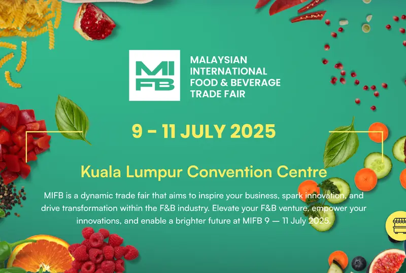 MIFB - Malaysian International Food & Beverage Trade Fair Webサイトページ