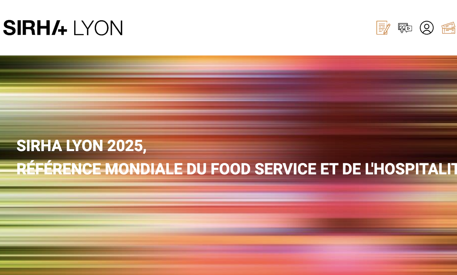 世界の製菓展示会：Sirha Lyon - シラ国際外食産業見本市 Webサイトページ