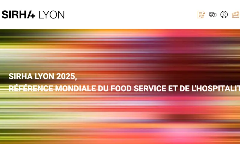 世界の製菓展示会：Sirha Lyon - シラ国際外食産業見本市 Webサイトページ