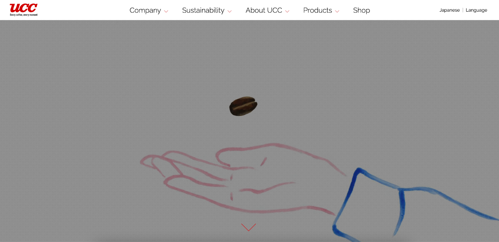 UCCのトップページ