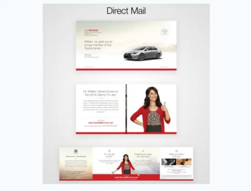 ダイレクトメールの例