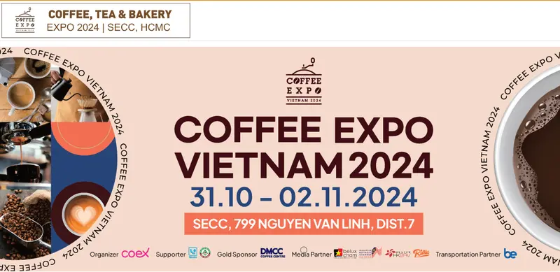 Coffee Expo Vietnam Webサイト