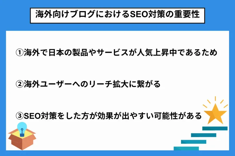 海外向けブログにおけるSEO対策の重要性