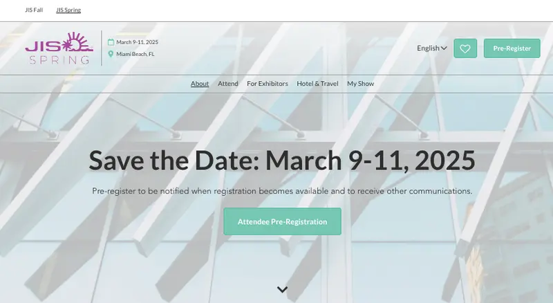 JIS Spring Webサイトページ