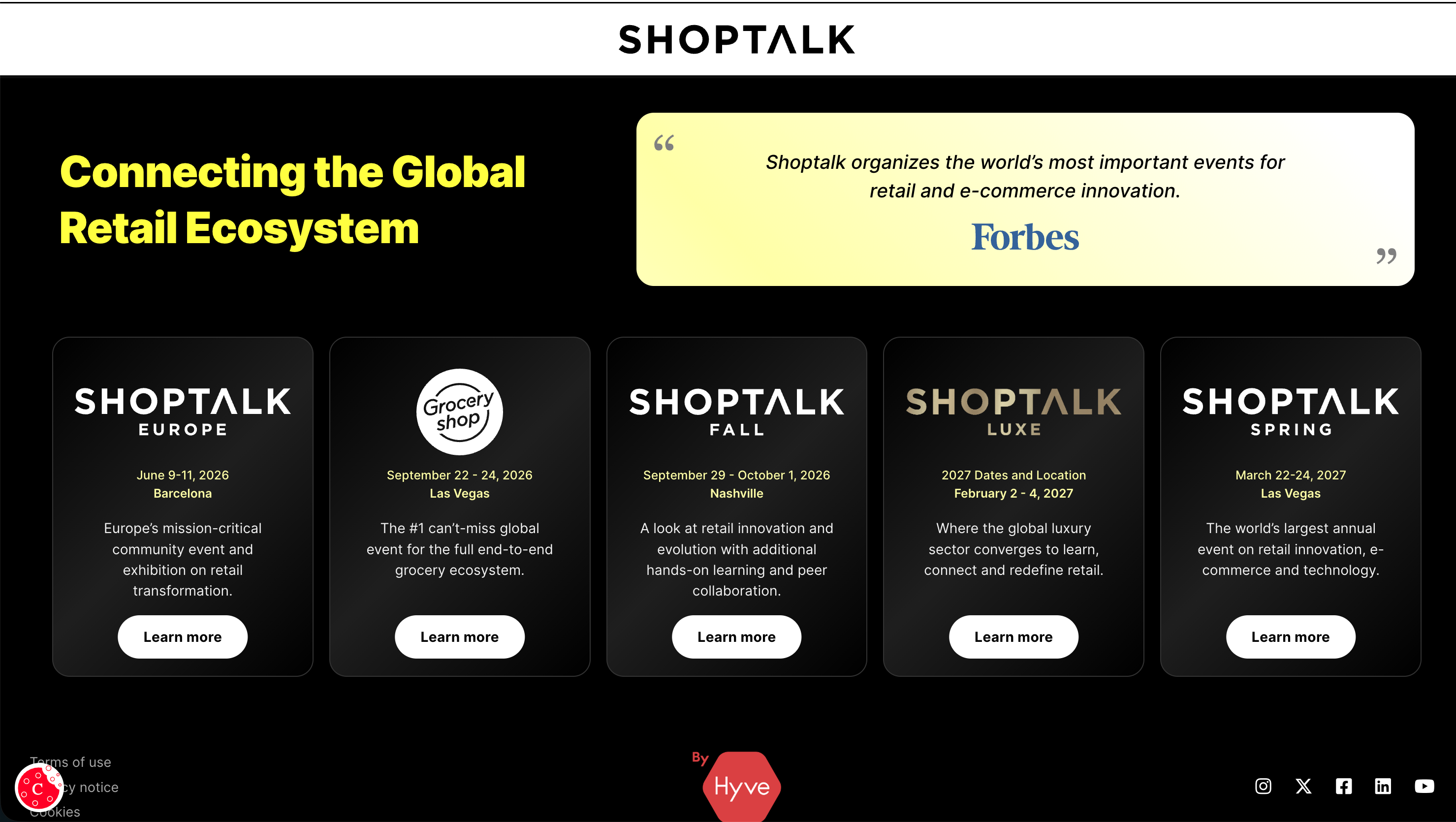 Shoptalk ラスベガス リテール・EC展示会