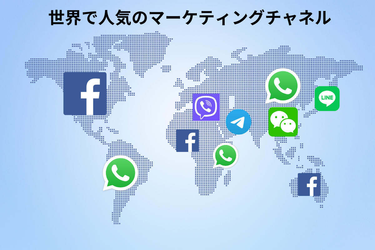 世界で人気マーケティングチャネル