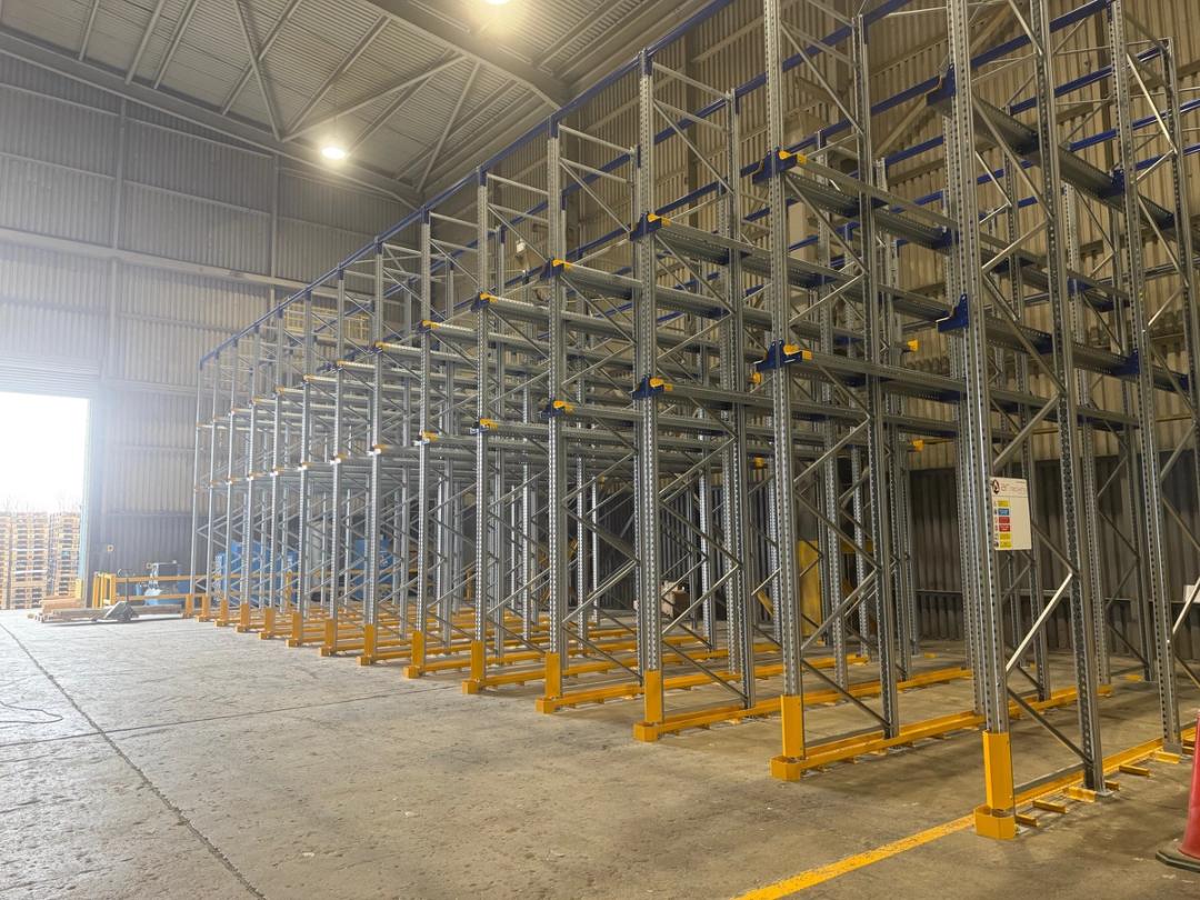 Warehouse racking example