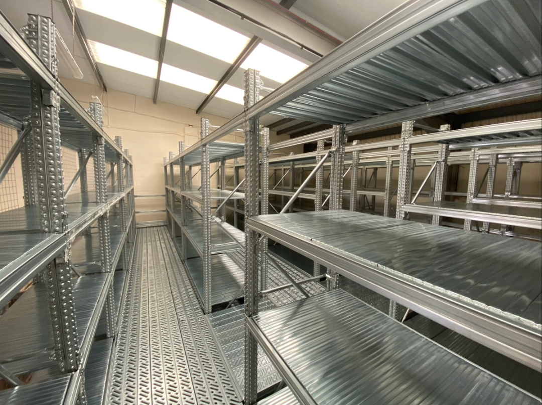 Warehouse steel racking