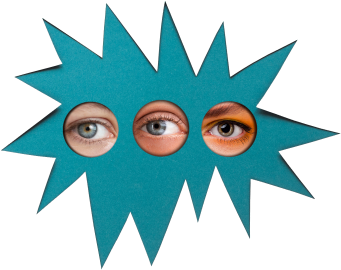 Sticker of eyes