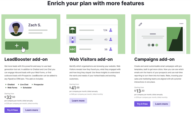 Enrich Your Plan With More Features