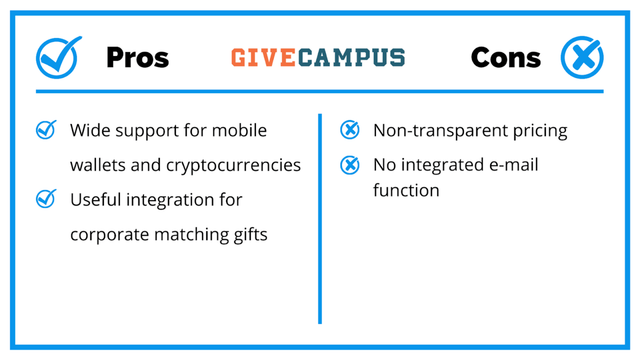 GiveCampus Pros And Cons
