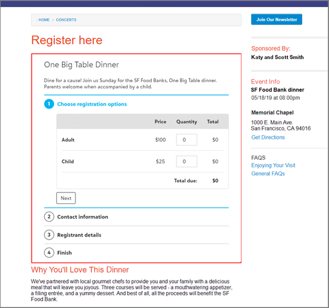 San Francisco Food Bank Form