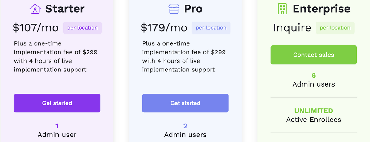 Enrollsy Pricing