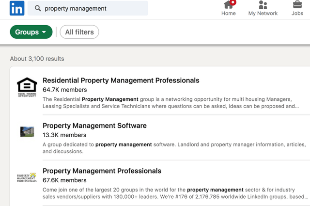 Regpack screenshot: LinkedIn