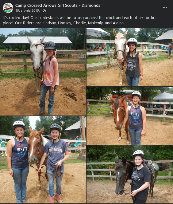 Camp Crossed Arrows Girl Scouts Rodeo