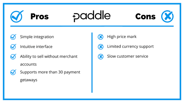 Pros Cons Paddle