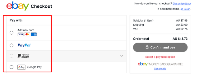 Payment Options