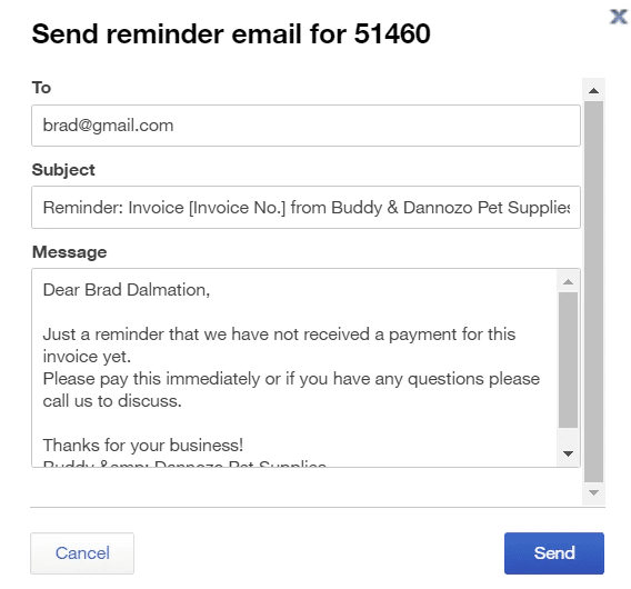 Payment Reminder Email