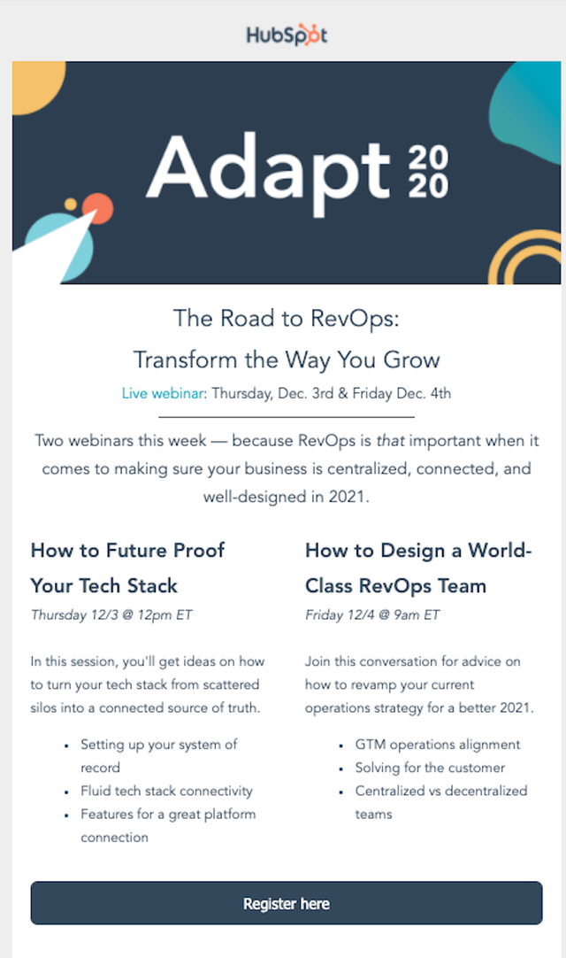 Hubspot Webinar