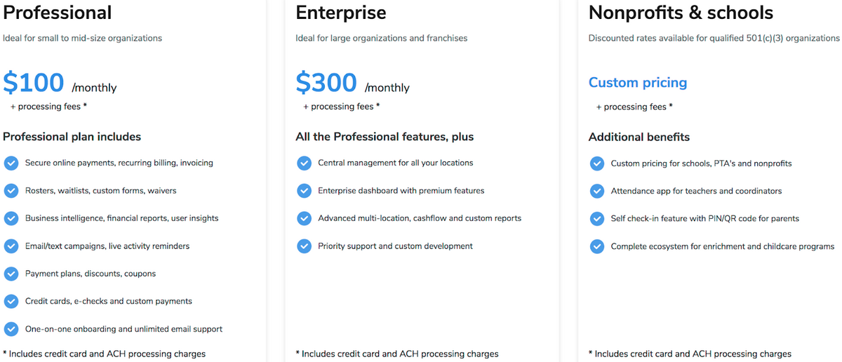 Jumbula Pricing
