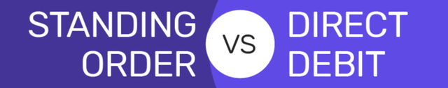 Standing Order Vs. Direct Debit