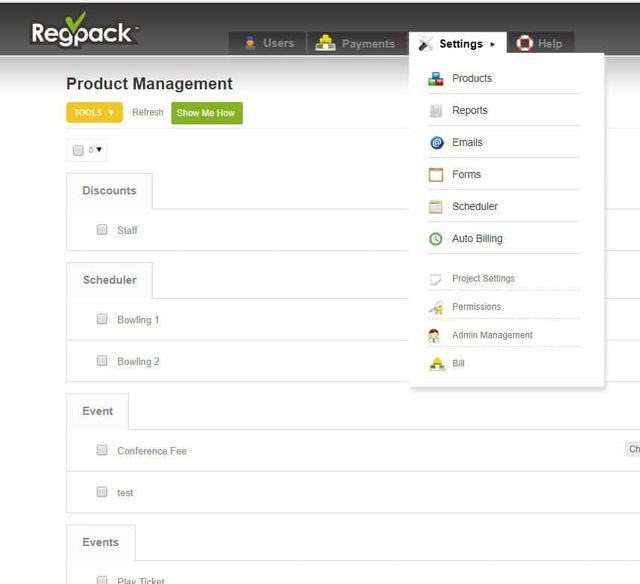 registration software crm regpack