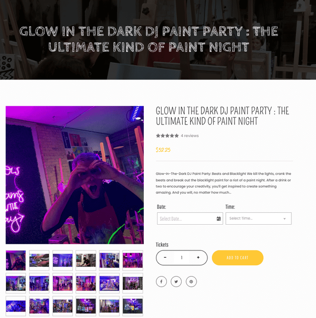 Glow In The Dark Dj Paint Party